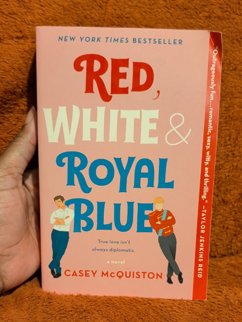 Red, White & Royal Blue by Casey McQuiston ( C. 2019 )